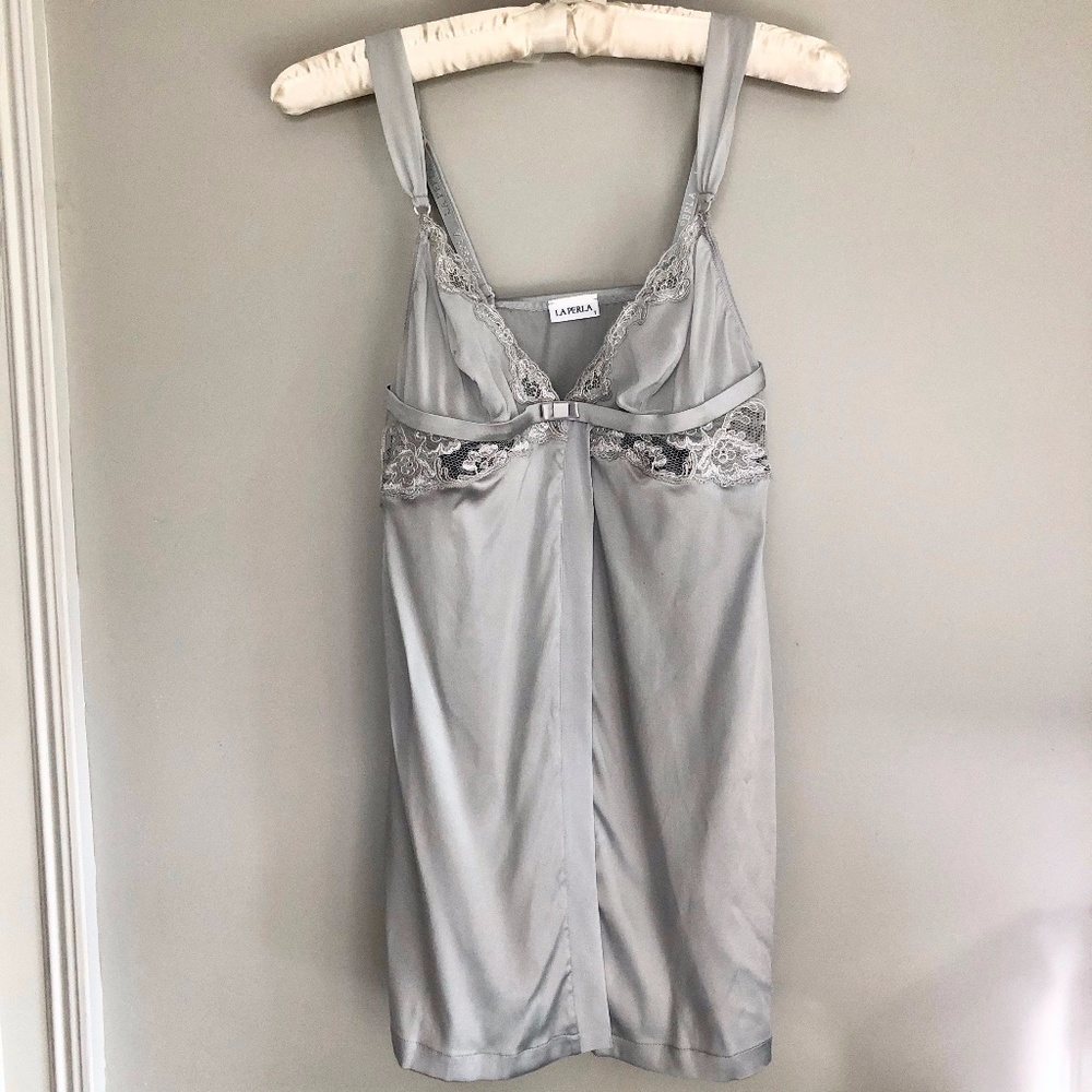 La Perla Silk Lace Chemise Babydoll Night Gown